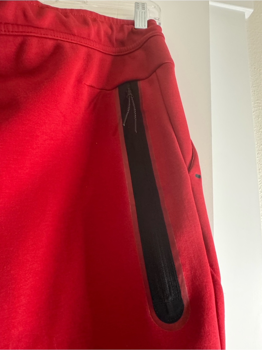 Women’s Nike Red Tech Fleece Full-Zip Hoodie and Matching Sweatpants Set - Picture 14 of 16